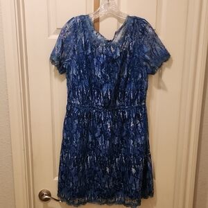 Blue Lace Dress